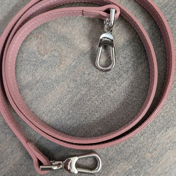 Longchamp - Roseau - Pink - Leather Handbag Tote Crossbody - Excellent Condition - Picture 6 of 11